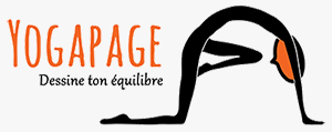 Le logo Yogapage "Dessine ton équilibre"