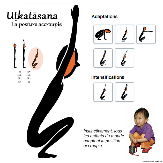Utkatasana - La posture accroupie