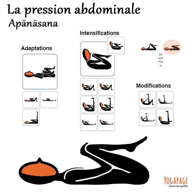 Apanasana - La pression abdominale