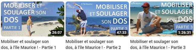 Mobiliser et soulager son dos - 3 capsules